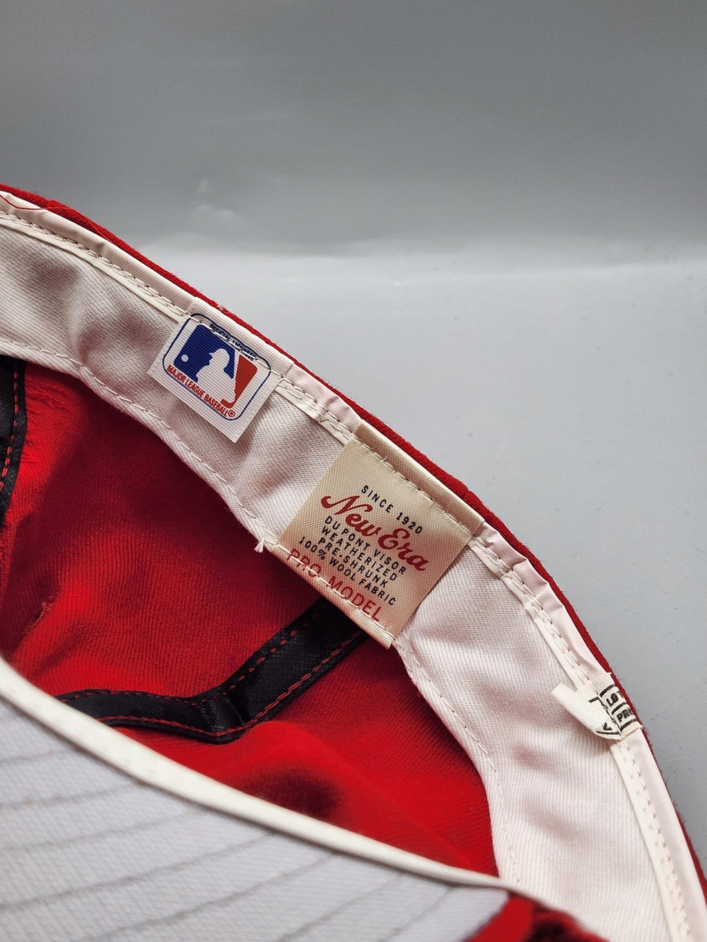 St. Louis Cardinals Hat Cap Fitted MLB Baseball Red New Era Wool 7 1/2 Mens