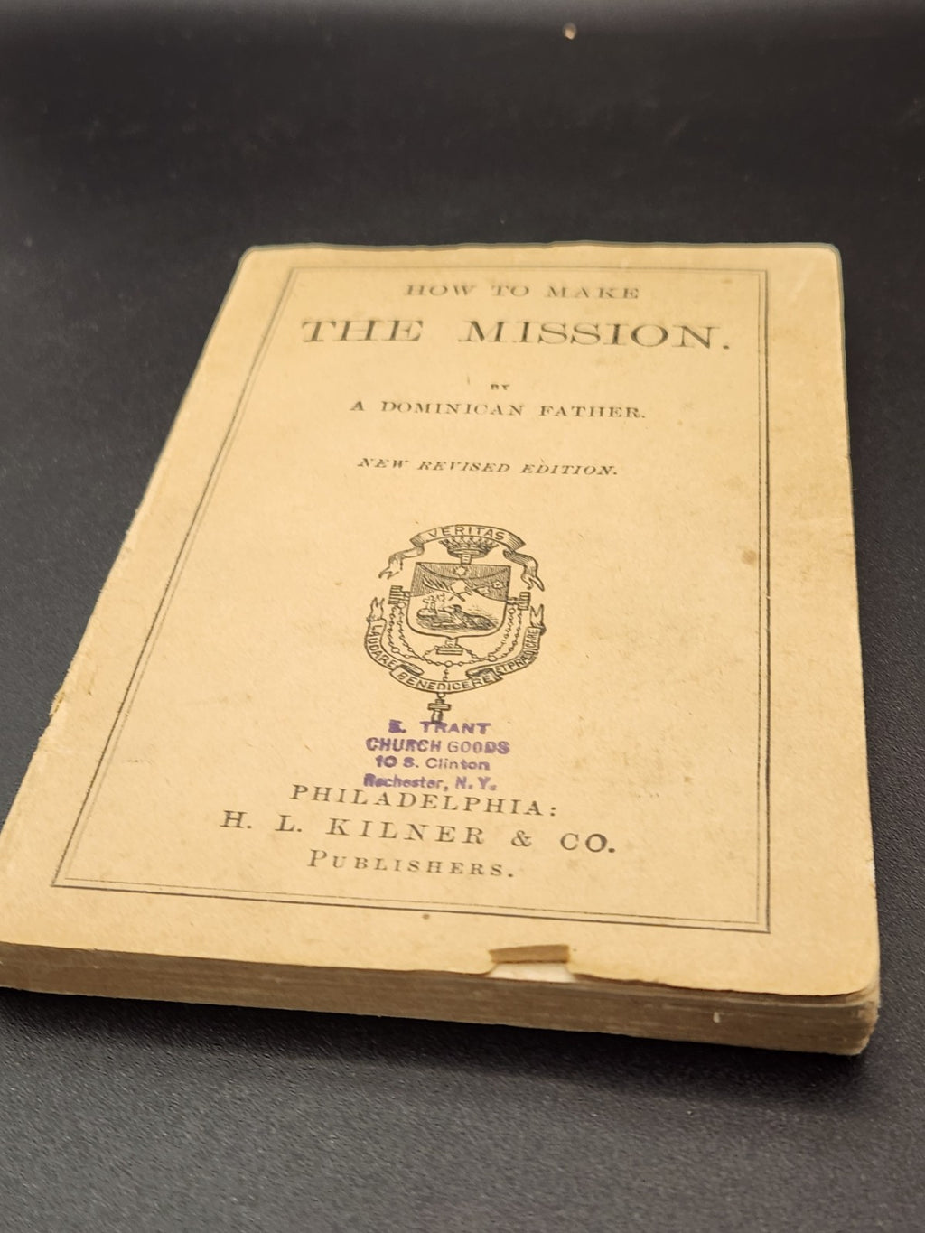 Vintage 1897 “How To Make The Mission” Catholic Religious Booklet Dominican