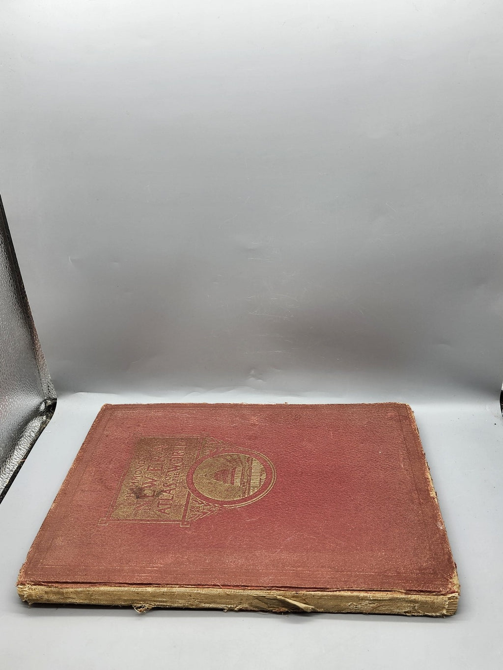 Vintage Hammond's New Era Atlas Of The World C.S. Hammond Red HC USA 1942 Maps