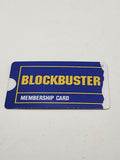 Blockbuster Membership Card Blue Yellow Video Store Movie Collectible Retro