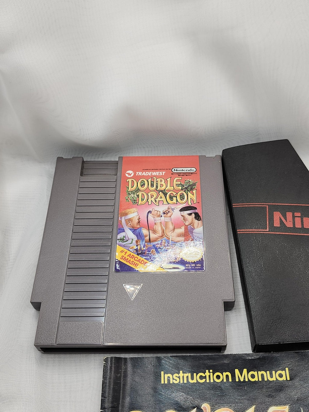 Double Dragon Nintendo NES Game Cart Manual Sleeve Tradewest NTSC-U/C 1988