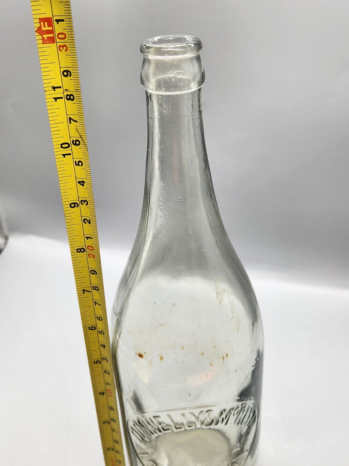 Vintage Donnelly & McGann Lockport NY Embossed Soda Bottle Rochester NY