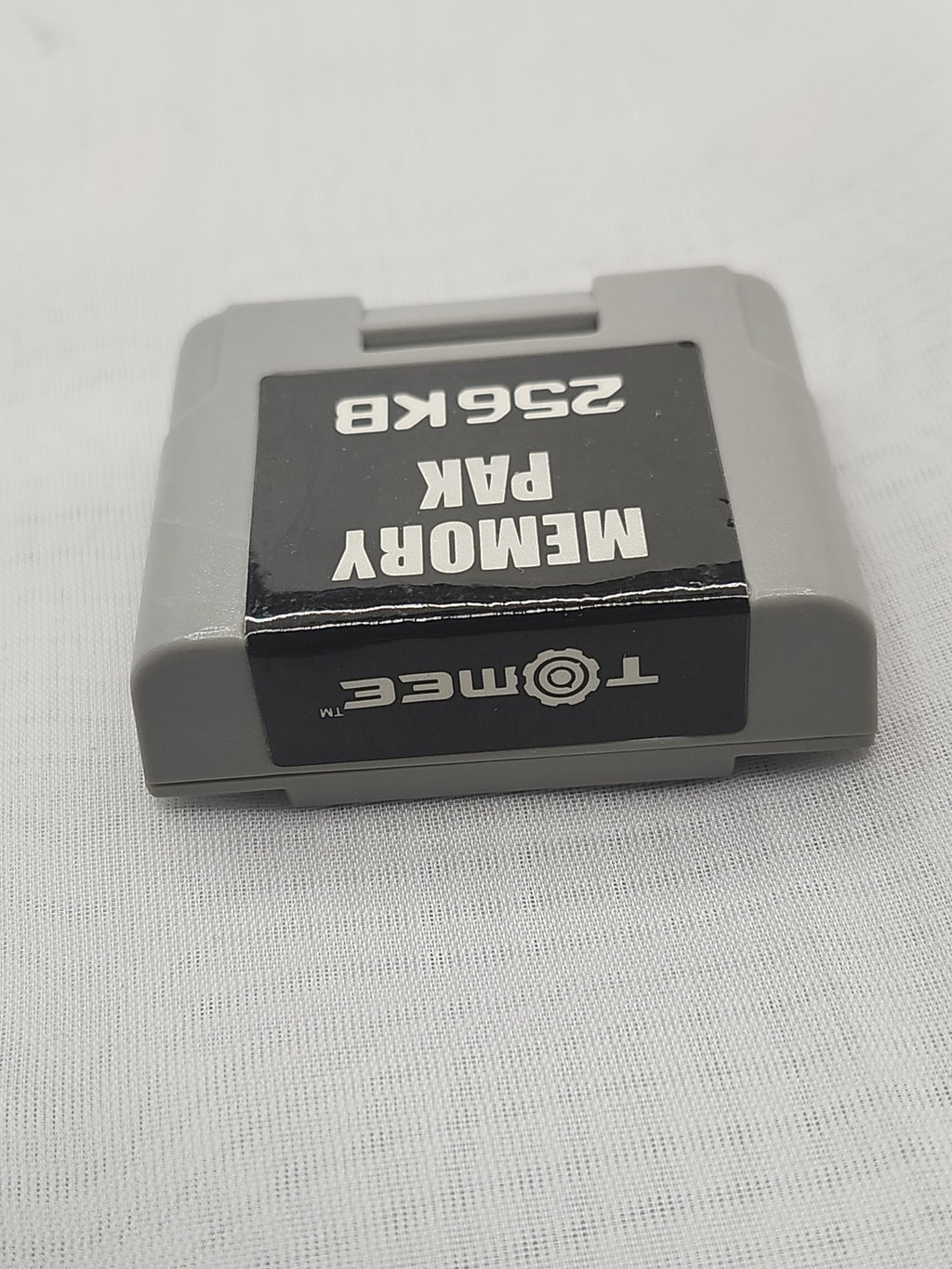 Nintendo 64 Controller Memory Pak 256KB Tomee Gray Game Save Accessory N64