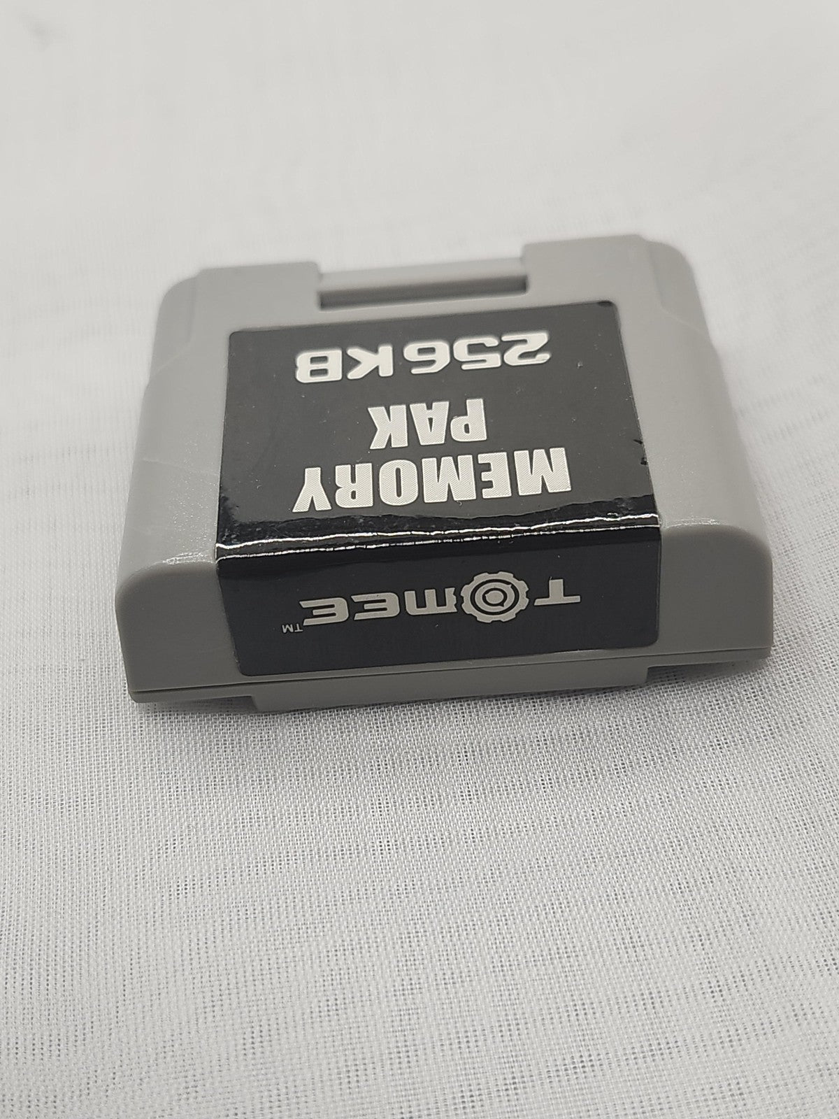 Nintendo 64 Controller Memory Pak 256KB Tomee Gray Game Save Accessory N64