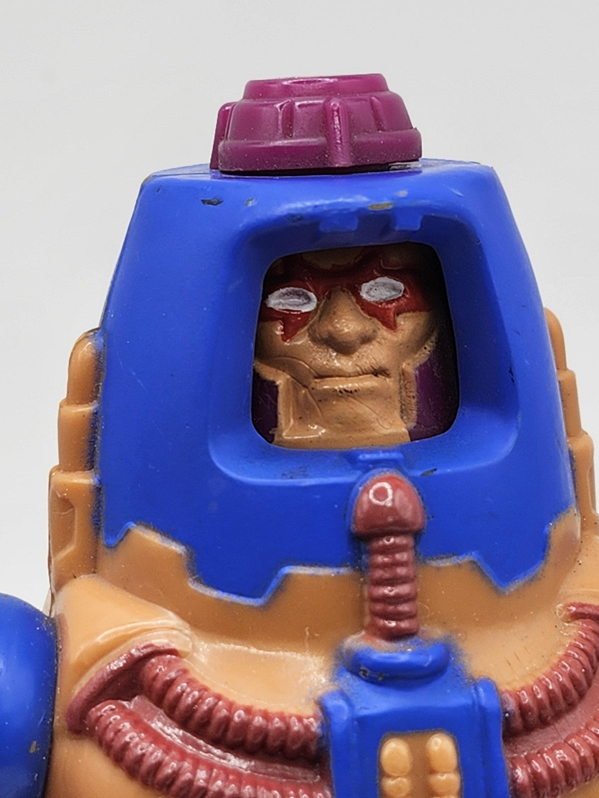 Vintage 1982 Masters Of Universe Man-E-Faces 6in Action Figure Mattel Loose Blue