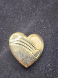 Vintage Variety Club Heart Pin Gold Tone Rainbow Love Lapel Jewelry 1.5in