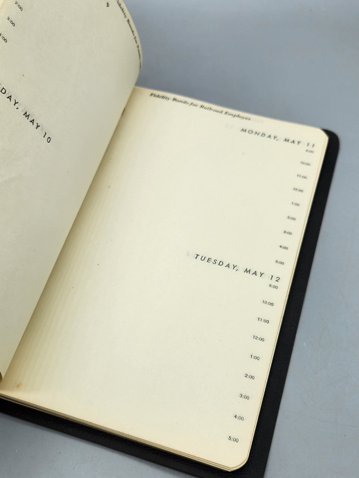 1942 Vintage Planner Straight Out Of WWII Era Geneva NY Advertising Piece