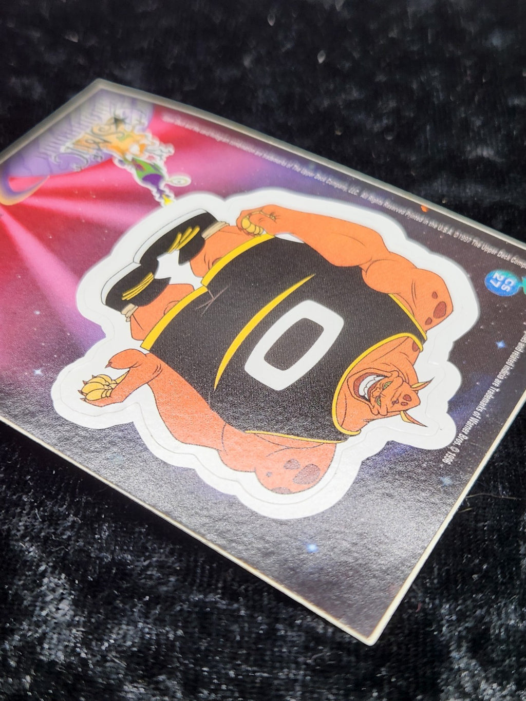 1997 Space Jam Cosmic Showdown CS27 Pound Monstars Sticker Card Upper Deck