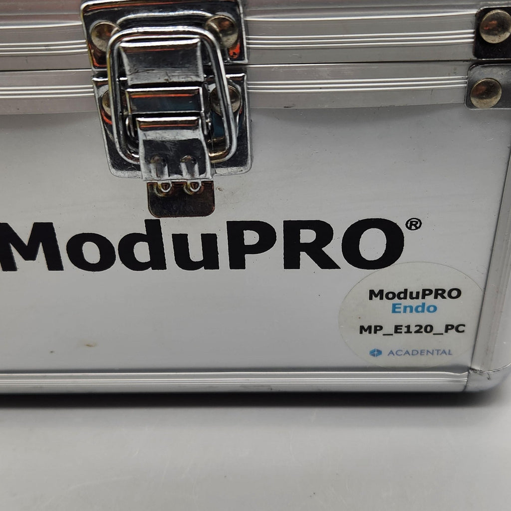 Acadental ModuPRO Endo Typodont MP_E120_PC Dental Silver Carrier Tray Case Model