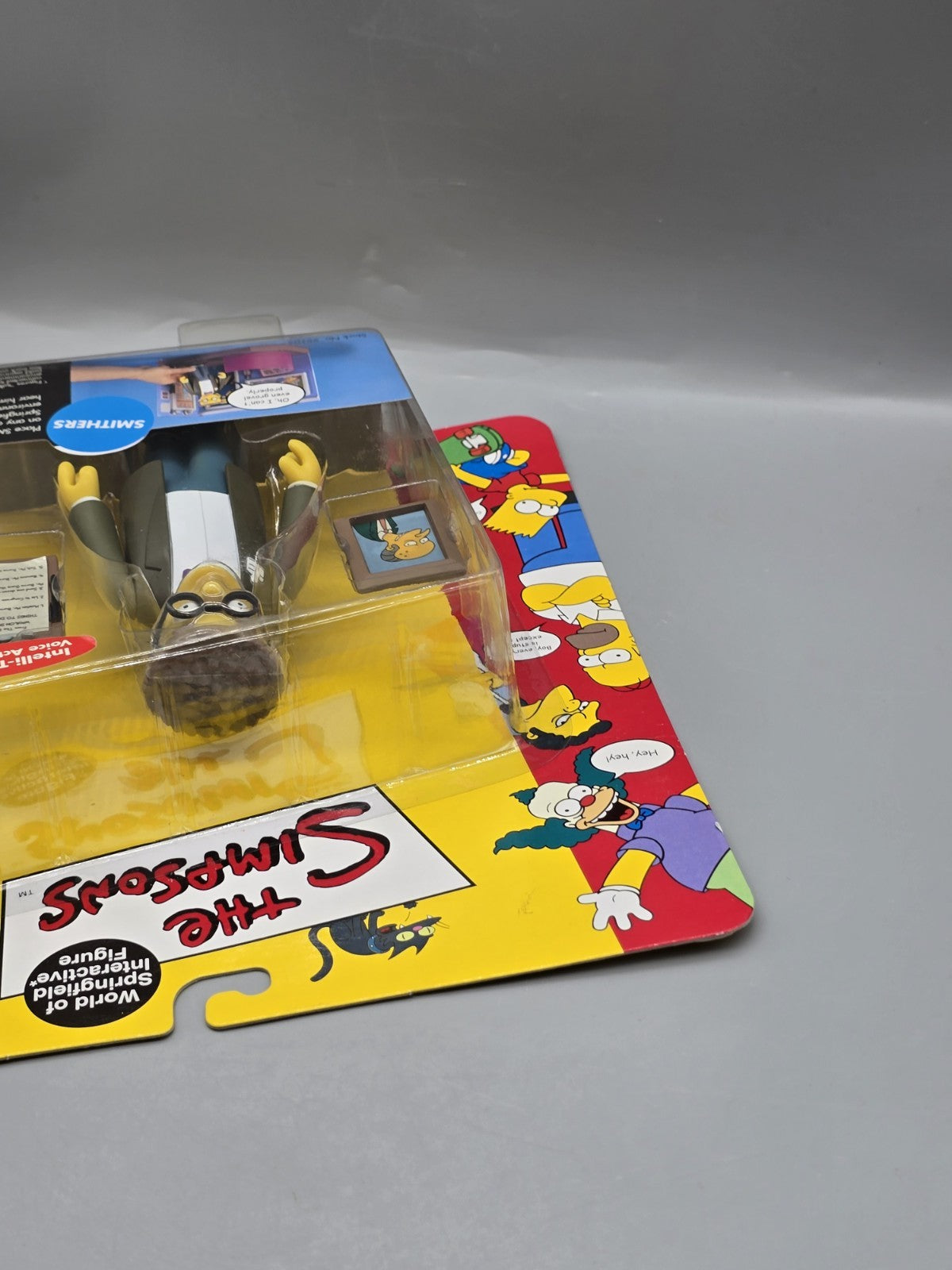 The Simpsons Smithers Interactive Figure Playmates 2001 Sealed Nos