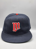Vintage Milwaukee Brewers Hat Cap Fitted Mens 6 7/8 MLB Baseball New Era Blue