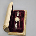 Vintage Westfield Womens Watch Silver Tone Champagne Dial Bracelet Swiss Box
