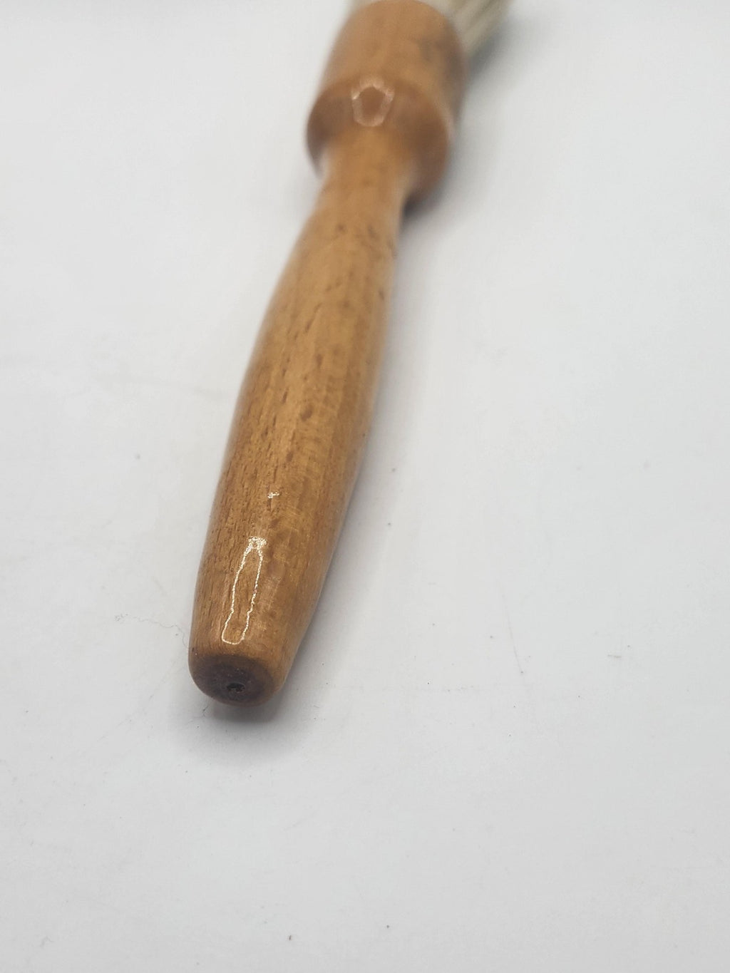 Wood Handle Horsehair Scrub Brush Brown Long Cleaning Tool Dusting Household