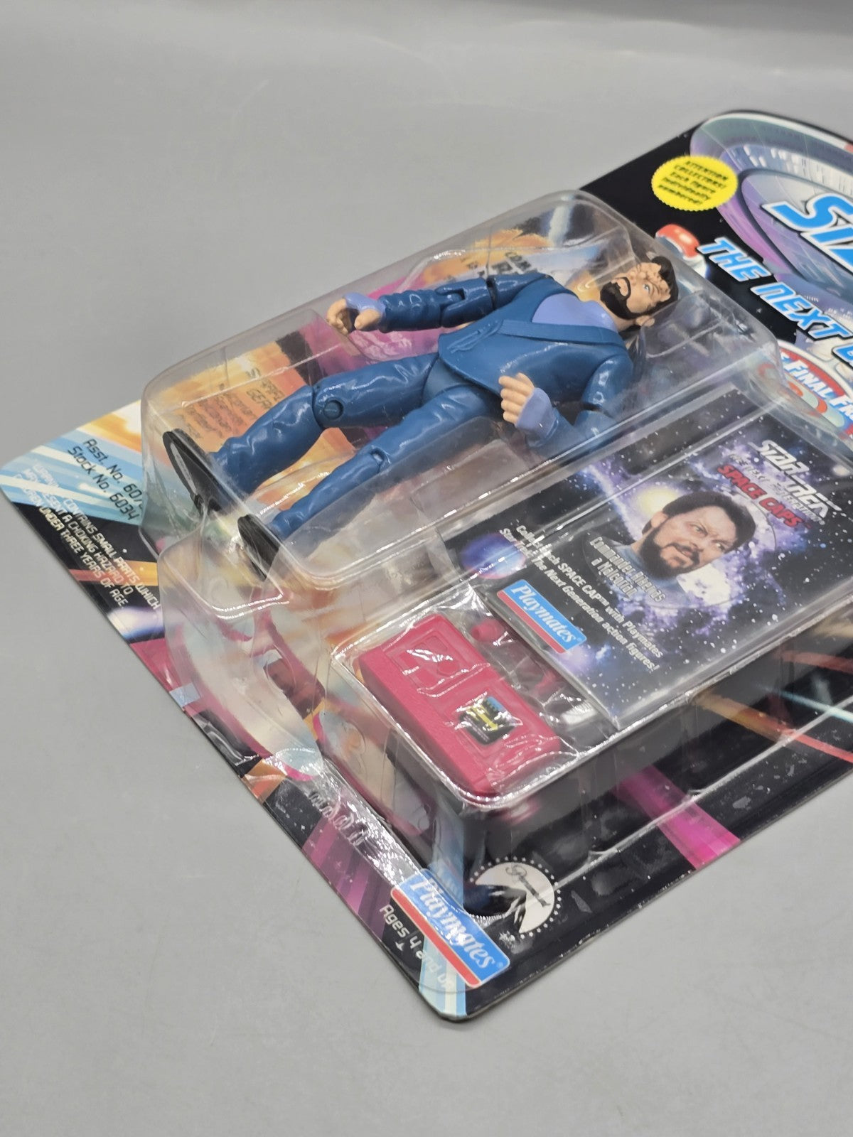 Star Trek TNG Commander Riker as Malcorian 7th Season Figure NOS 1995