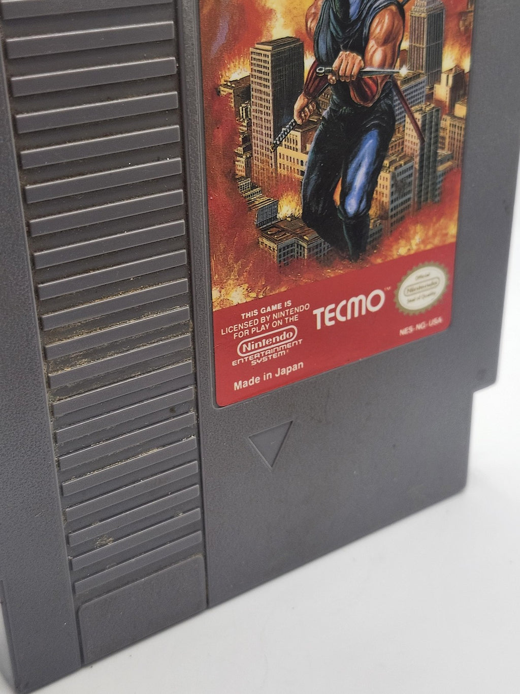 Ninja Gaiden Nintendo NES Game Cartridge Tecmo 1989 Action Adventure Japan
