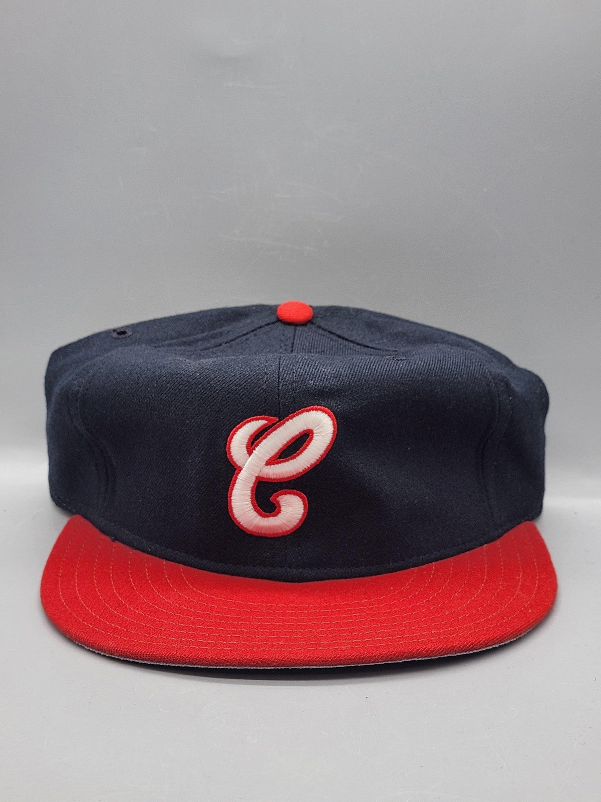 Vintage Cleveland Indians Hat Cap Fitted Mens 6 7/8 MLB Baseball New Era 90s