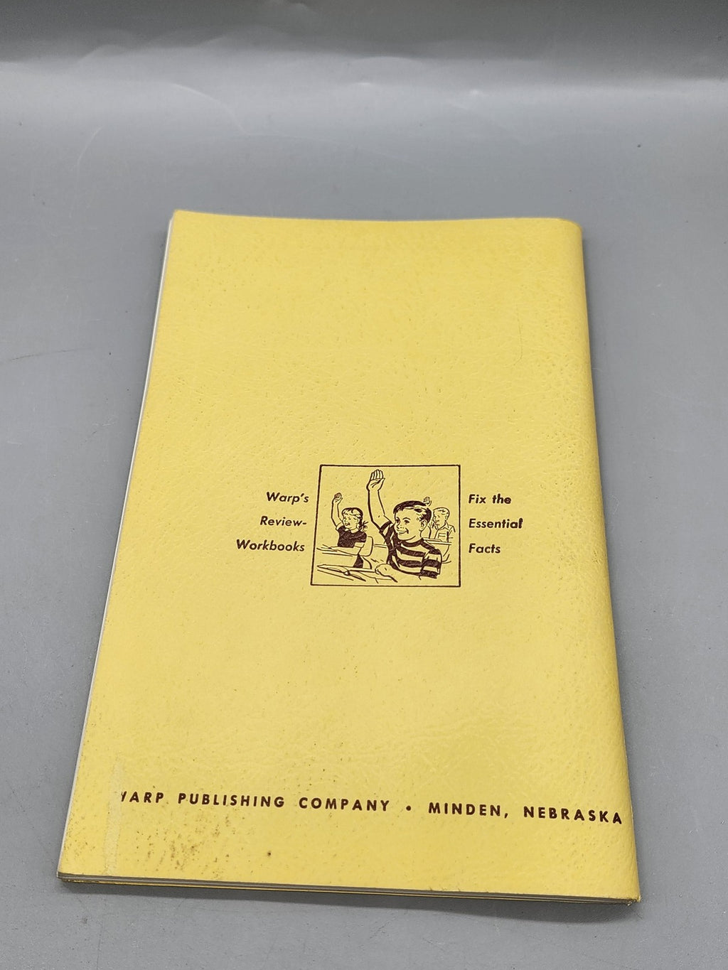 Vintage Europe-Africa Workbook Arco Yellow PB School Geography Warp USA 1959