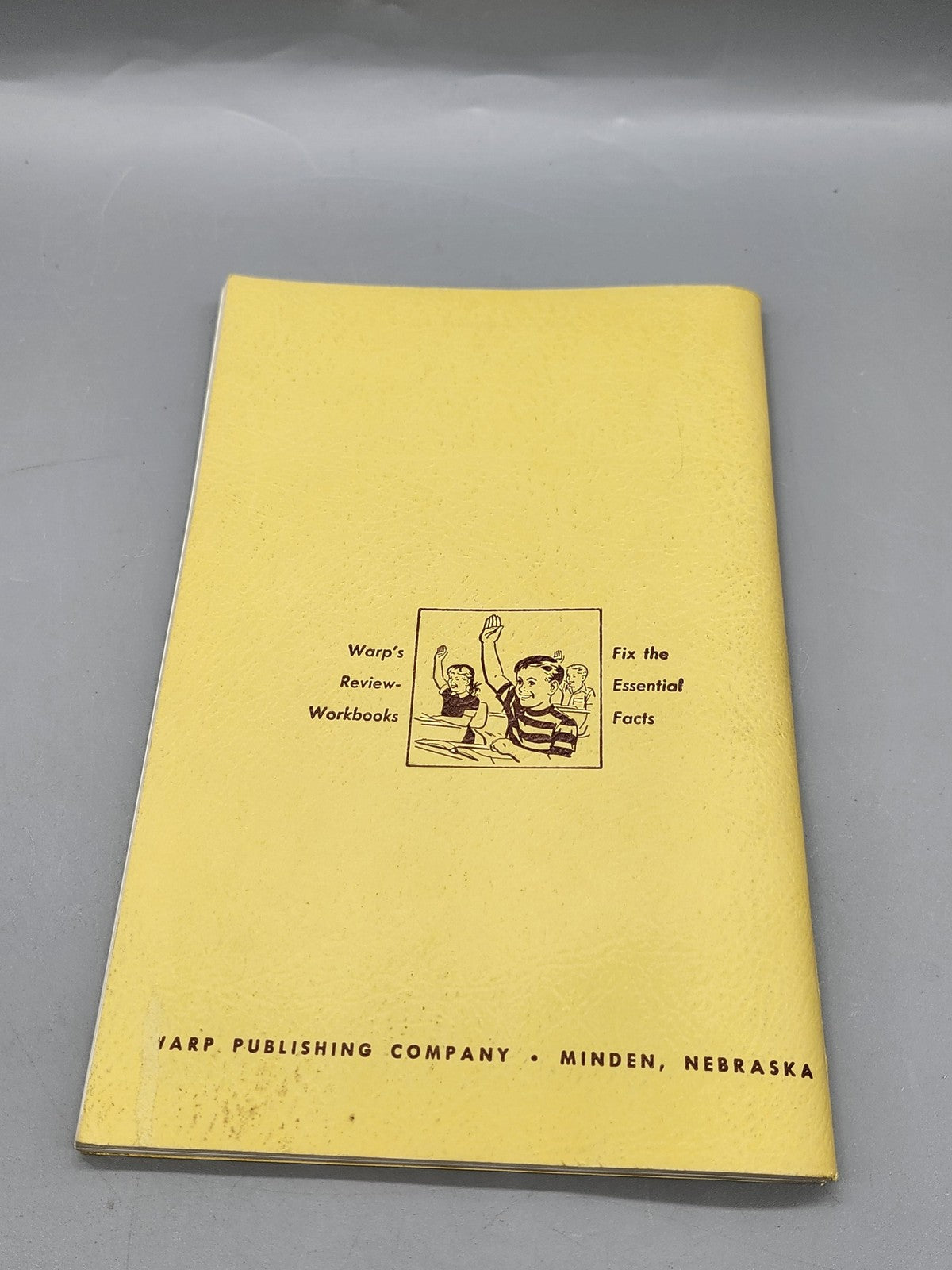 Vintage Europe-Africa Workbook Arco Yellow PB School Geography Warp USA 1959