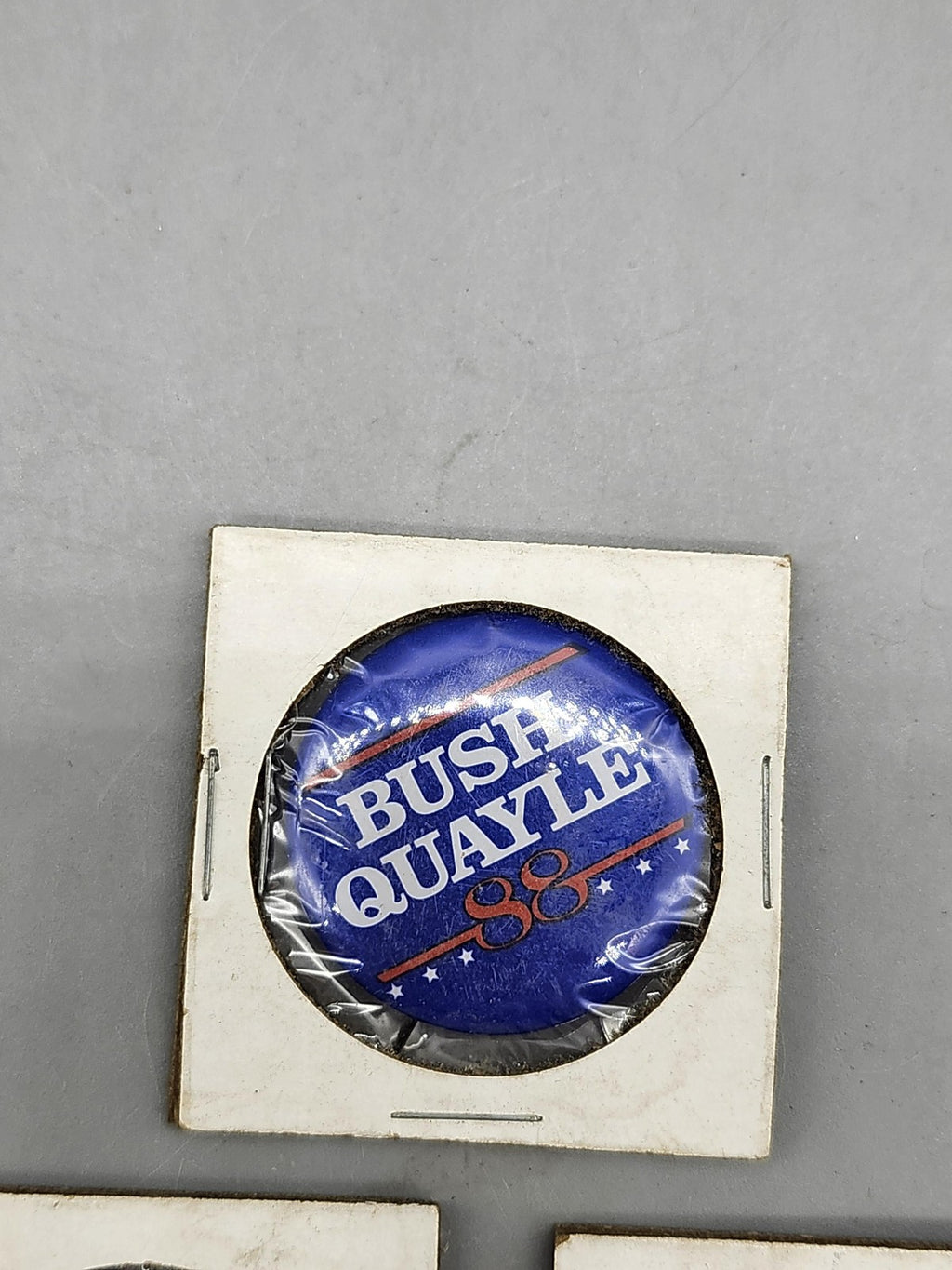 Vintage Bush Quayle Campaign Pinback Buttons Lot 5 1988 1992 Blue White Red
