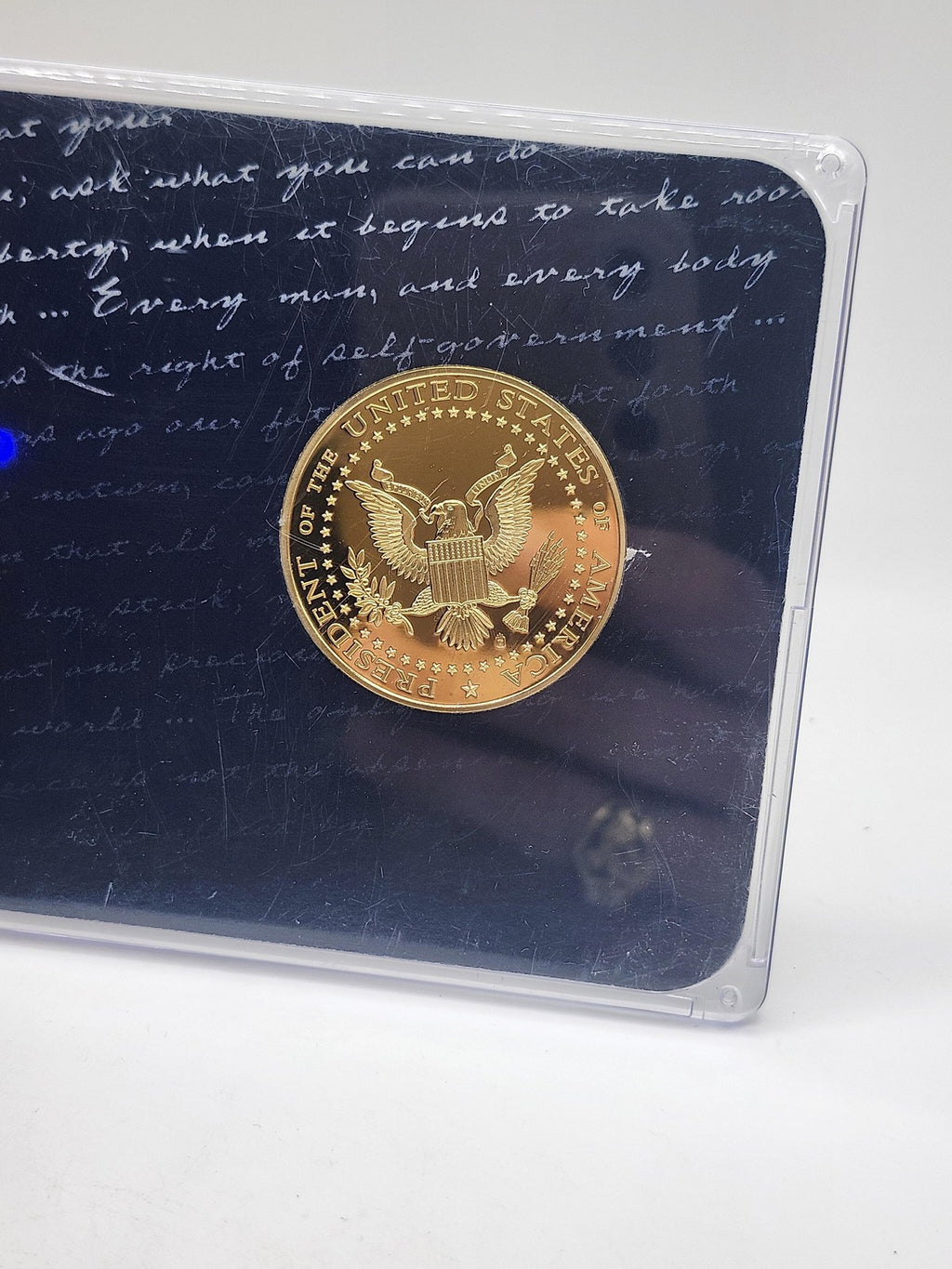John F Kennedy Presidential Leadership Gold Medal American Mint 9999