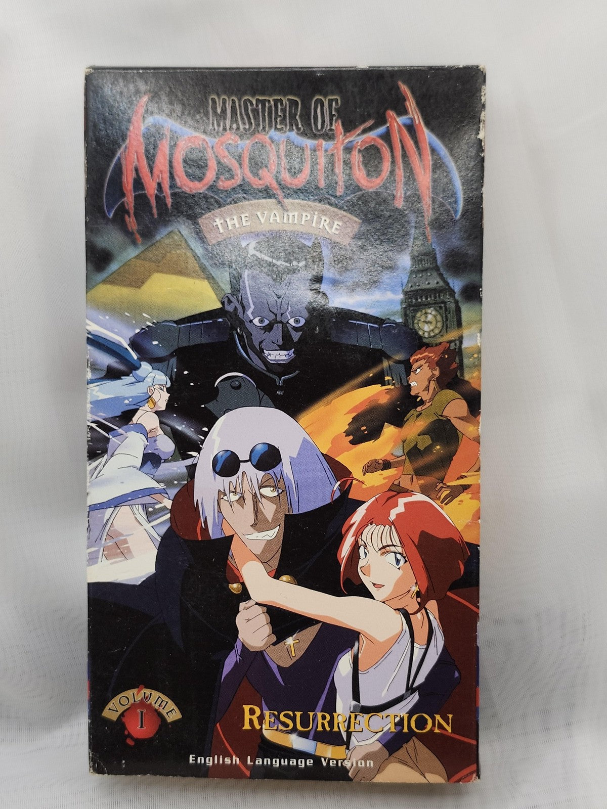Vintage Master Of Mosquiton Vampire Resurrection VHS English Dub Anime Horror