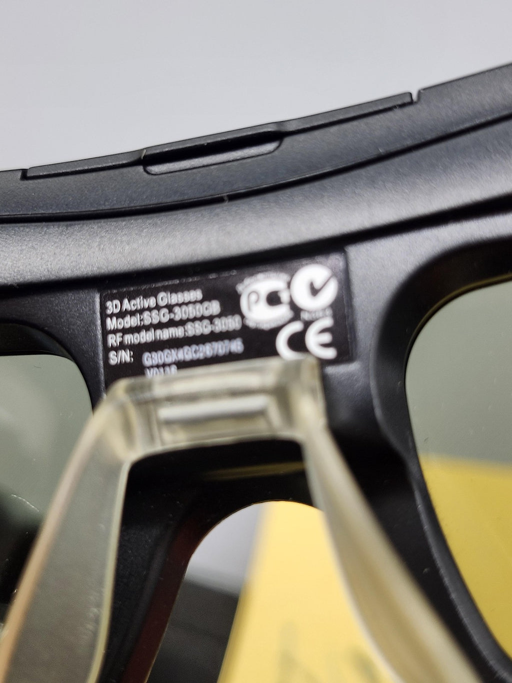 Samsung SSG-3050GB 3D Active Shutter RF Glasses Black Lot 2 W Box For 3D TV