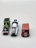 Thomas & Friends Train Car Lot 3pc Diecast Zamak Toy Engines Multicolor Loose