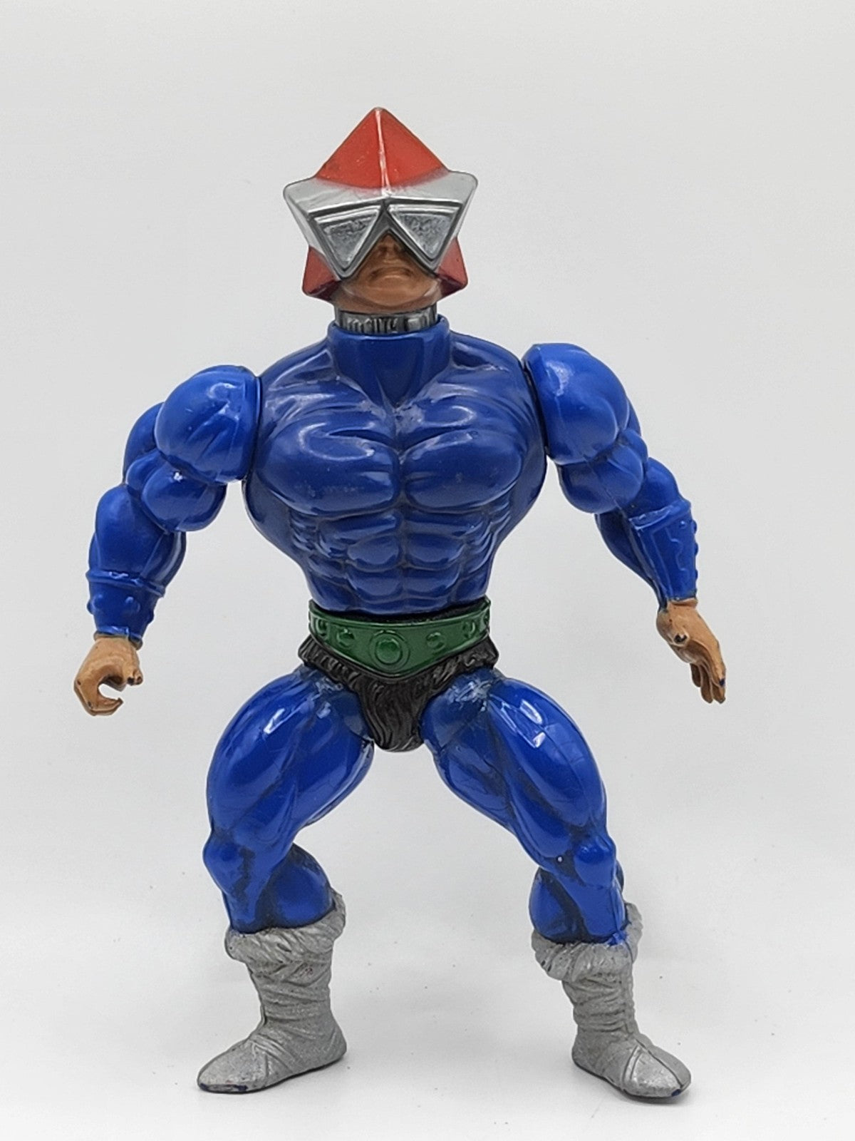 Vintage 1983 Masters Of Universe Mekaneck 6in Action Figure Mattel Loose Blue