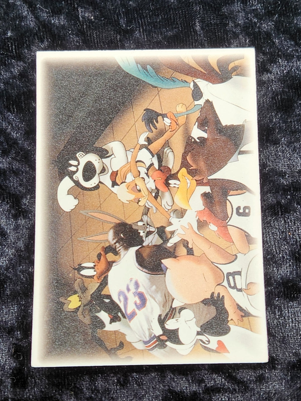 1997 Upper Deck Space Jam Cosmic Showdown CS25 Pound Monstar Die-Cut Sticker...