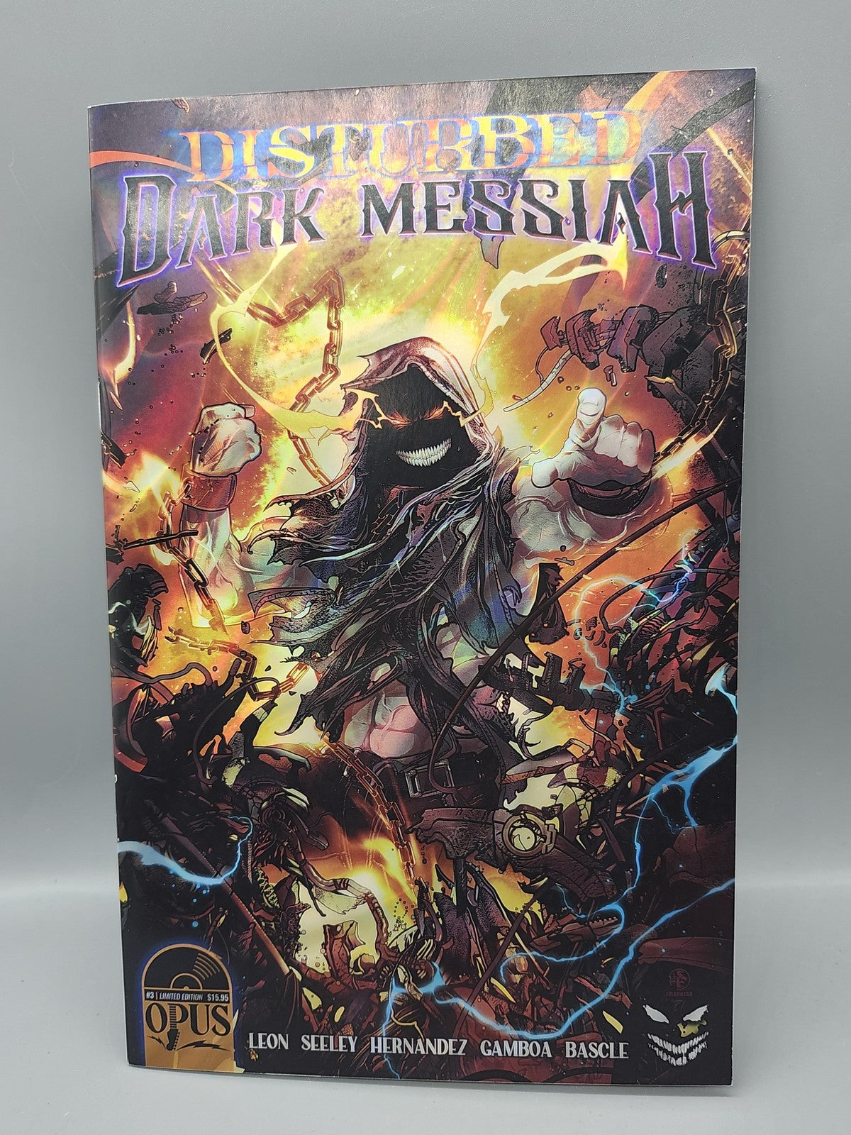 OPUS Disturbed Dark Messiah Comic Book Lot 3 Limited Edition Horror Issues Set