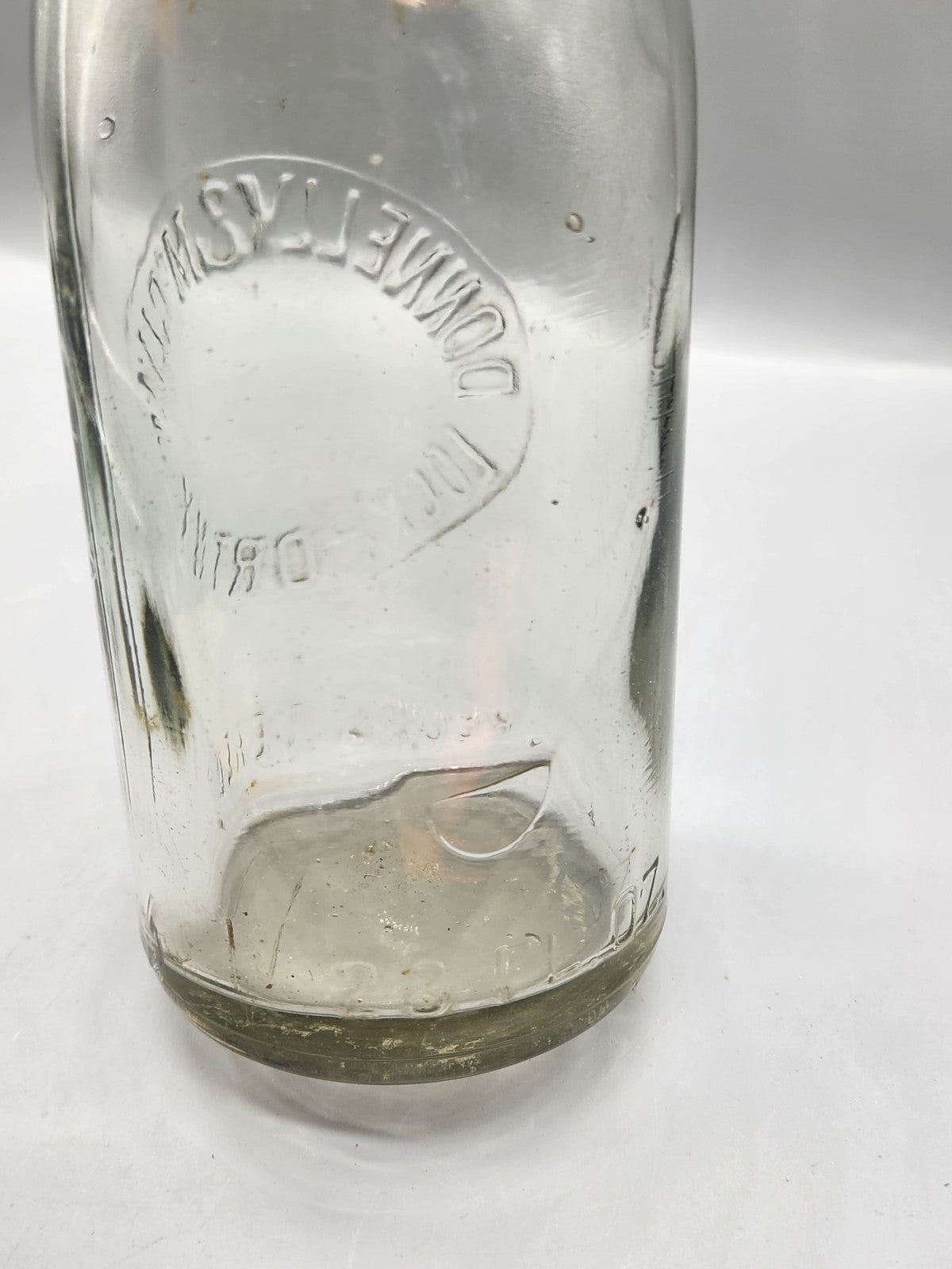 Vintage Donnelly & McGann Lockport NY Embossed Soda Bottle Rochester NY