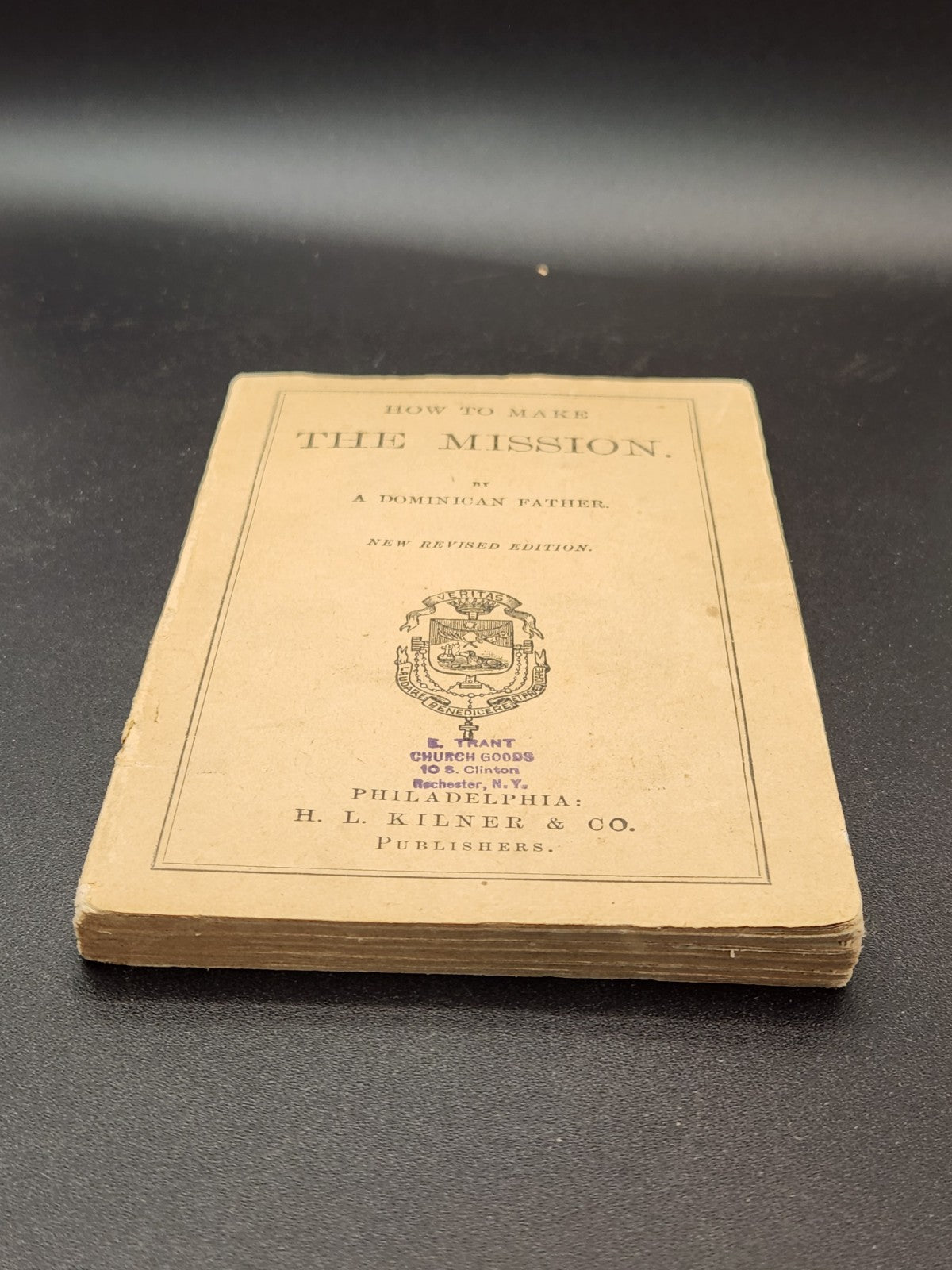 Vintage 1897 “How To Make The Mission” Catholic Religious Booklet Dominican