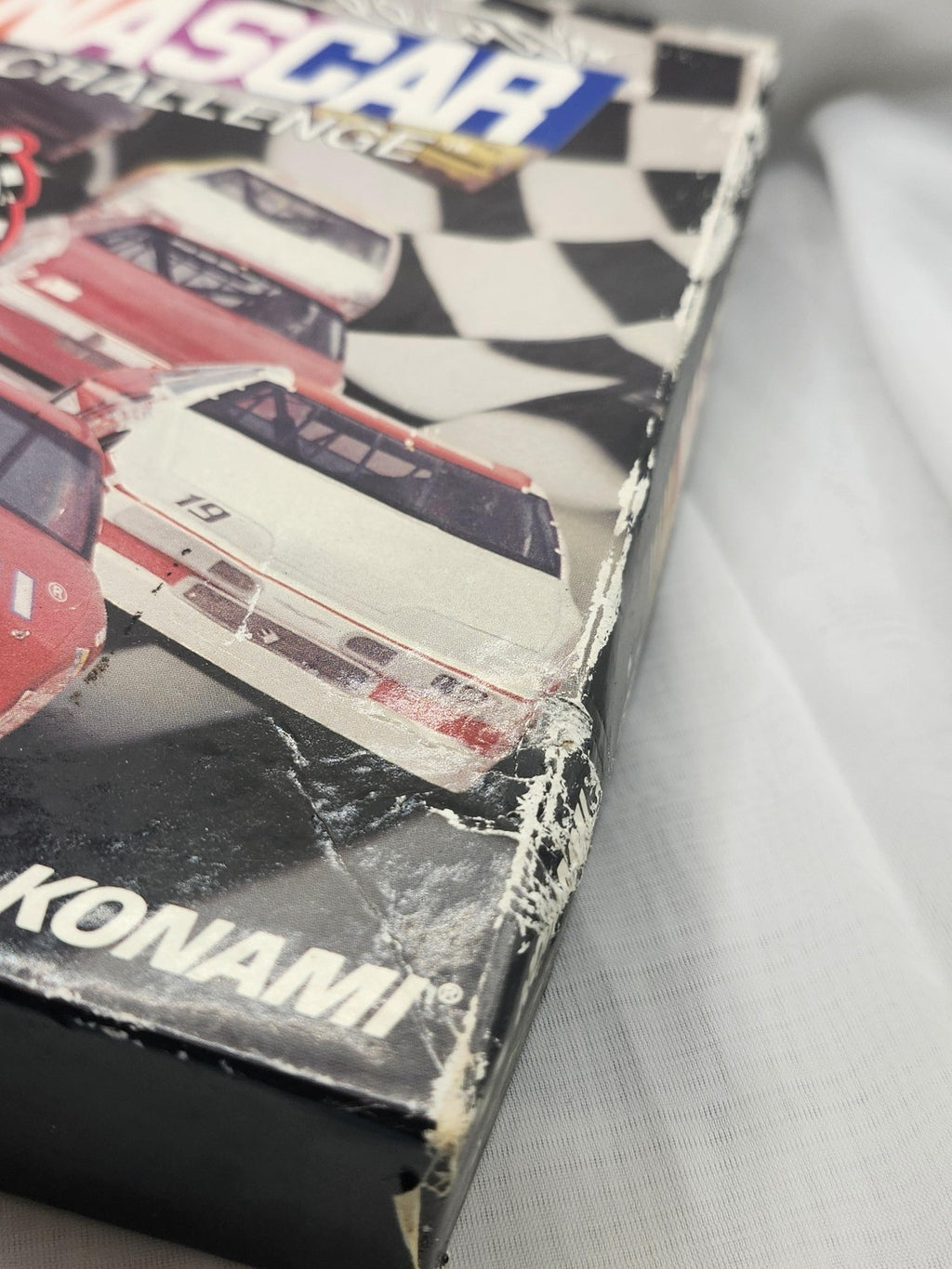 Bill Elliott's NASCAR Challenge PC MS-DOS Game Box CIB Konami 1991 Racing