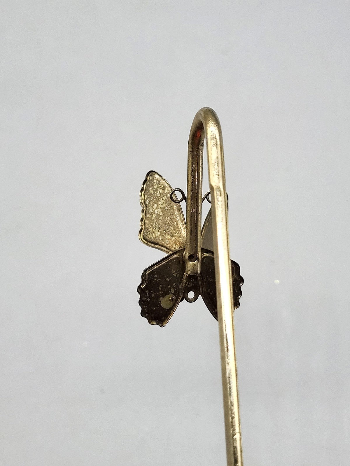Cloisonne Enamel Butterfly Bookmark Decorative Hook Multicolor Animal Print