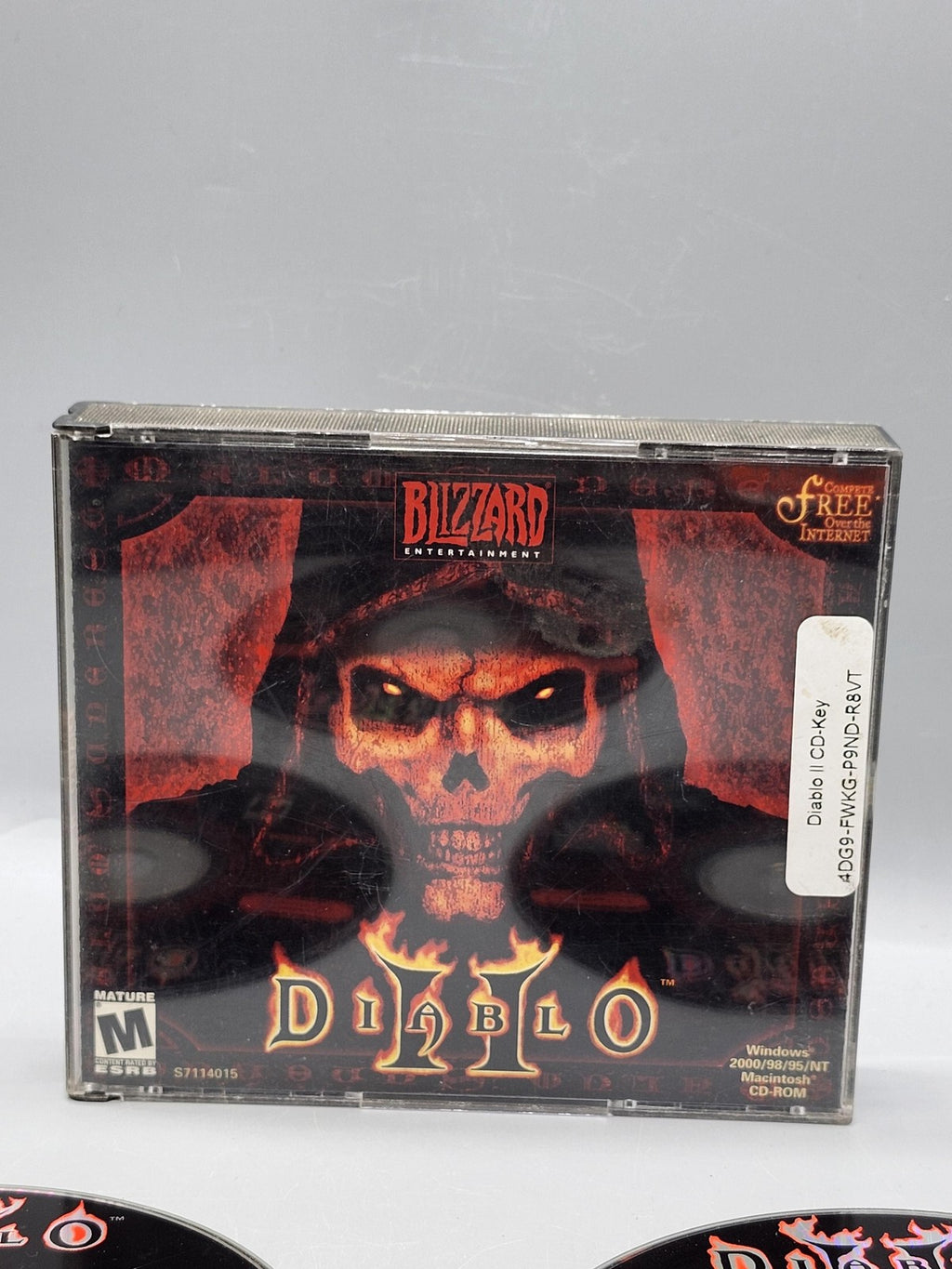 Diablo II PC Mac CD-ROM Game 3 Disc Blizzard RPG Hack Slash M 2000