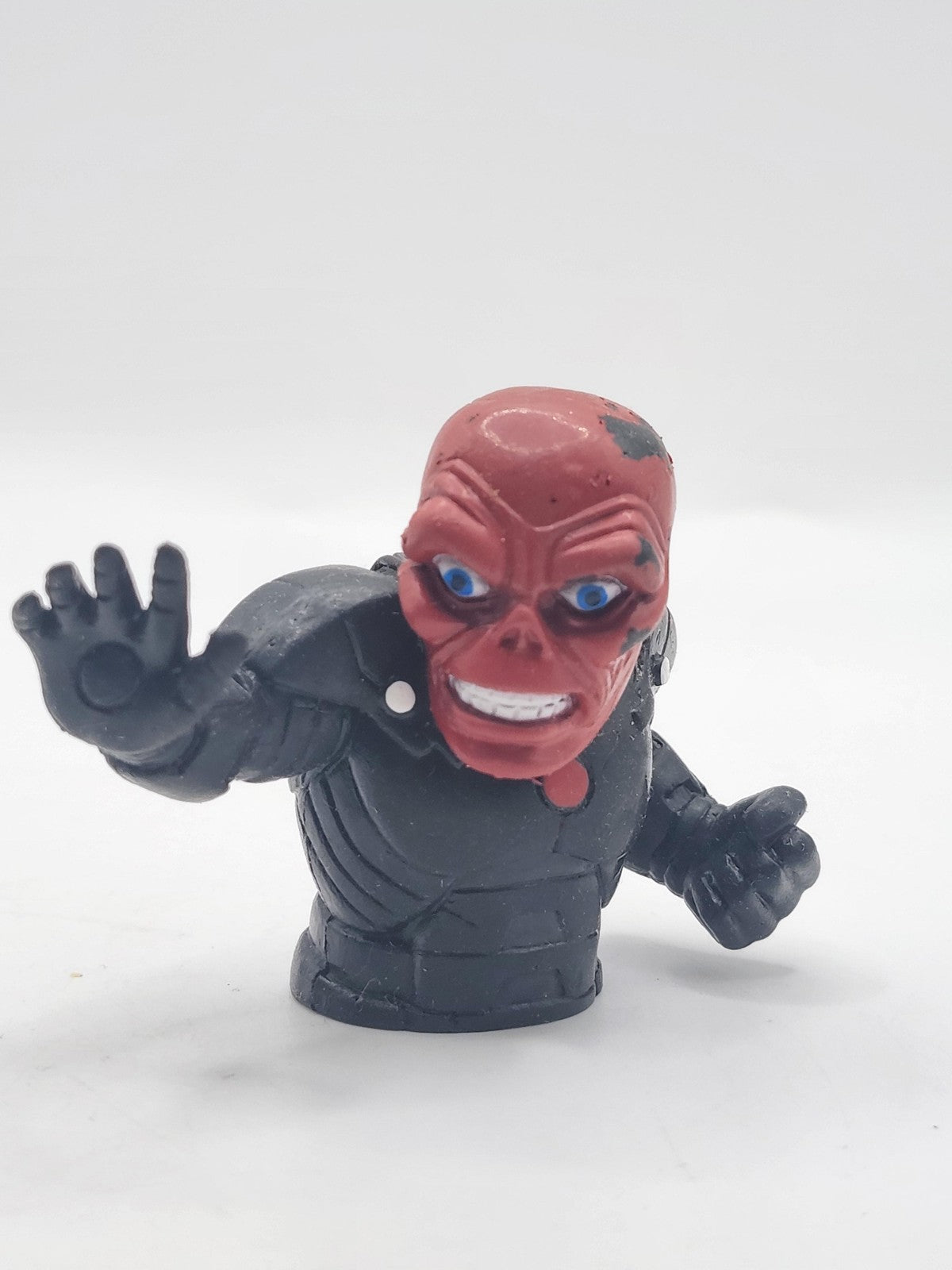 Marvel Red Skull Action Figure Body Torso Black Armor Small Plastic Toy Loose