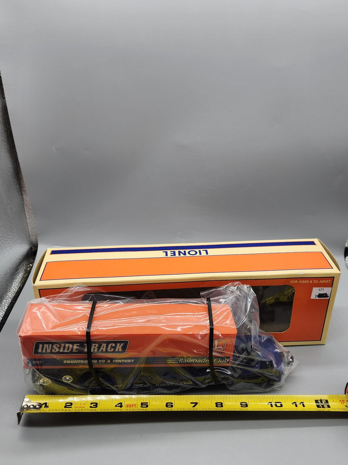 Lionel 1997 Railroader Club Inside Track O Gauge Flat Car Trailer 6-19437