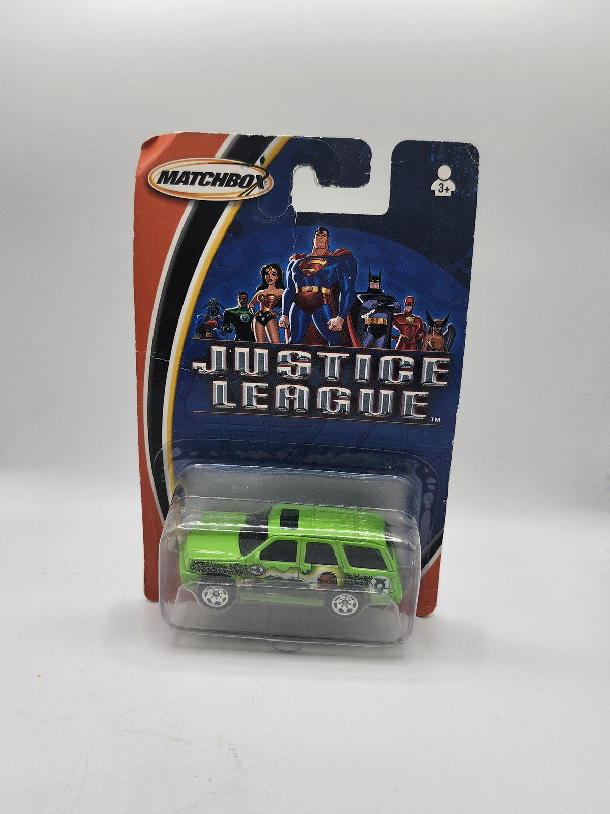 Vintage 2003 Matchbox Justice League Green SUV 1:64 Diecast Car New Carded
