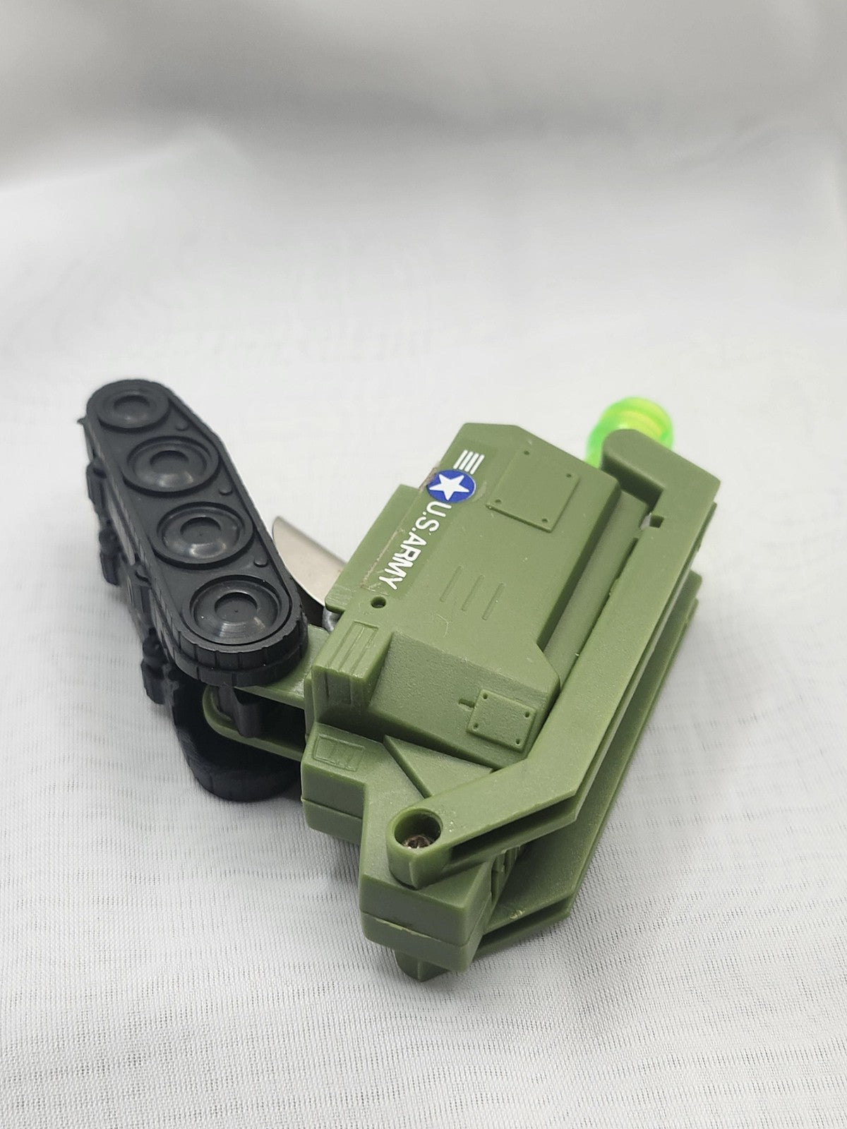 U.S. Army Toy Gun Accessory Green Black Plastic Action Figure Military Loose