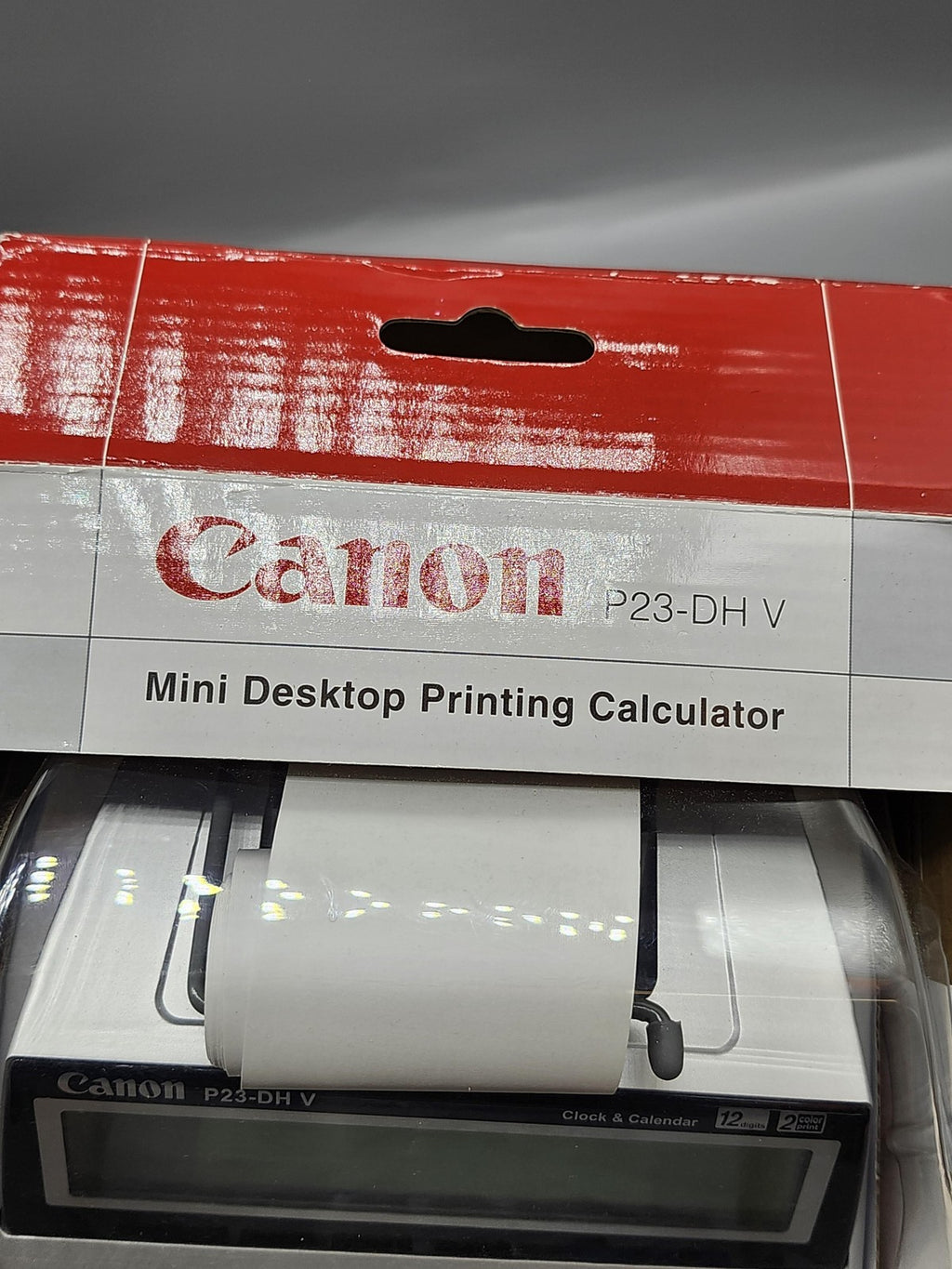 Canon P23-DH V Mini Desktop Printing Calculator Clock Calendar AC Adapter