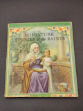 Vintage Miniature Stories Of The Saints Book Two Rev Daniel A Lord