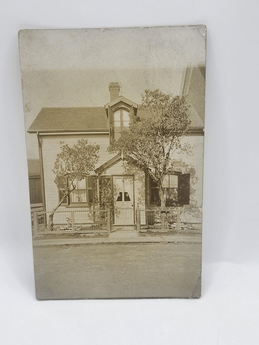 Vintage Toronto Ontario House RPPC Real Photo Postcard Sepia Canada Divided Back