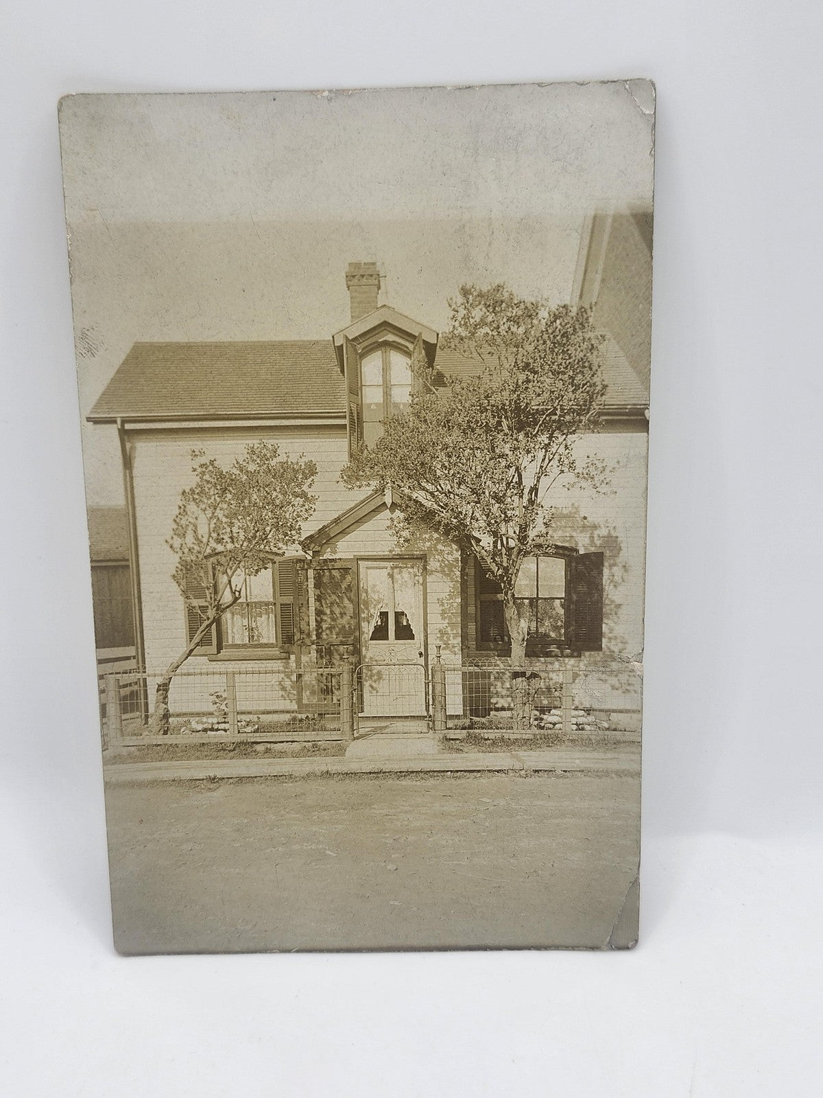 Vintage Toronto Ontario House RPPC Real Photo Postcard Sepia Canada Divided Back