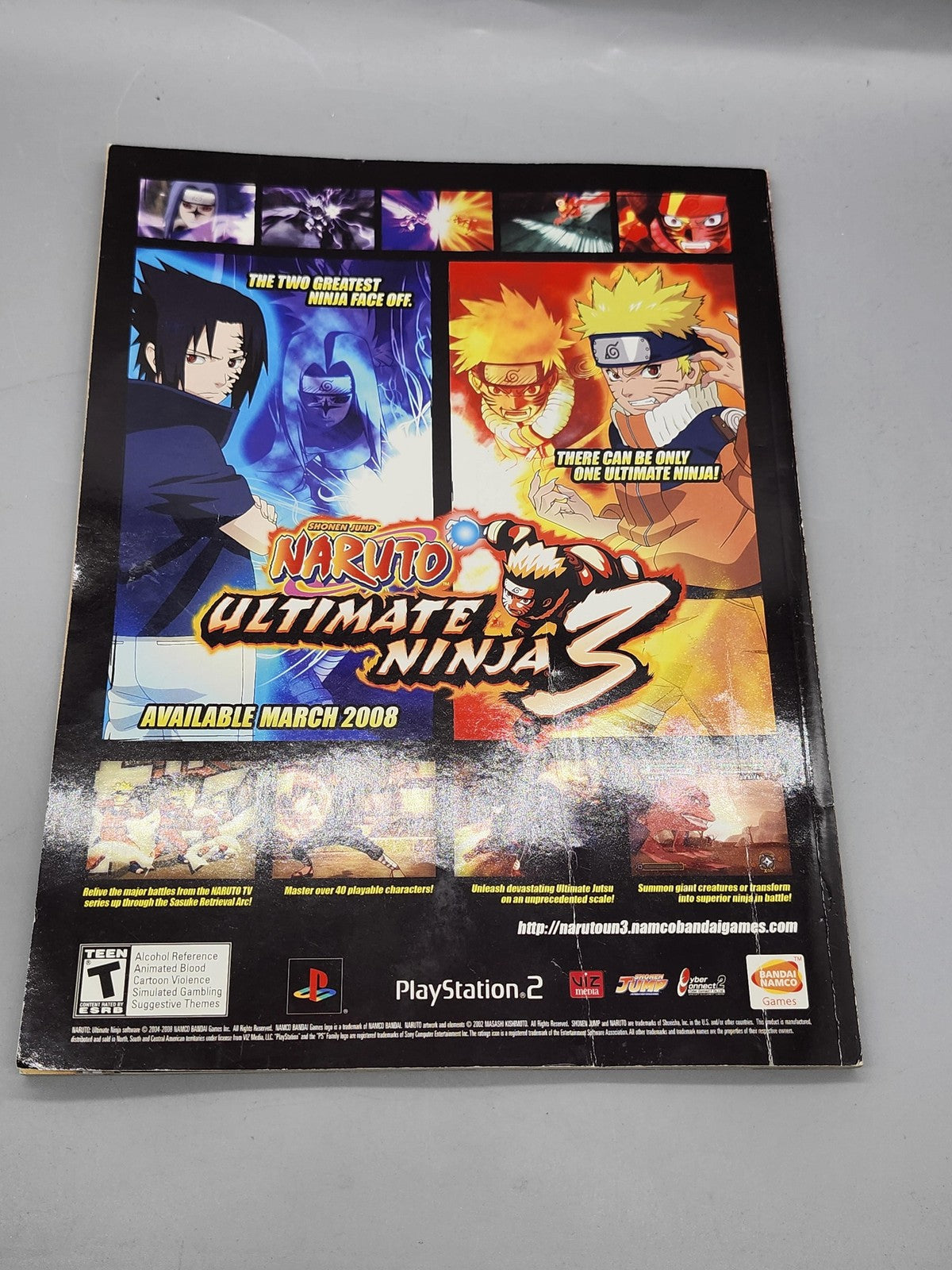 Naruto Collector Magazine Spring 2008 Shonen Jump Anime Manga Card Game PB USA
