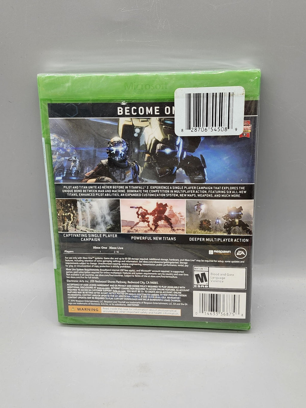 Titanfall 2 Microsoft Xbox One Game M EA NTSC-U/C 2016 Shooter Multiplayer