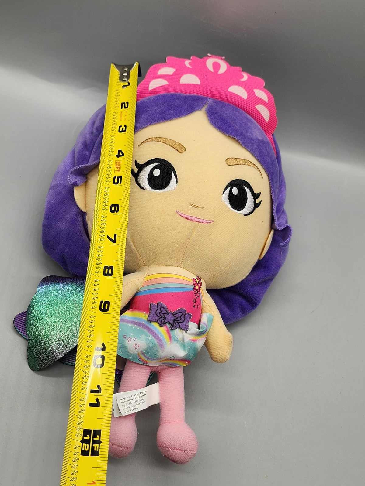 Toy Factory Barbie Chibi Fairy Princess Plush Doll Small Multicolor Stuffed Toy