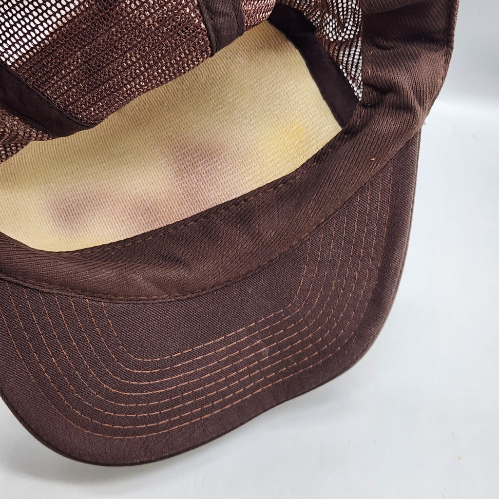 Vintage By George Trucker Hat Mitchell Motor Coach Tampa FL Rope Snapback...