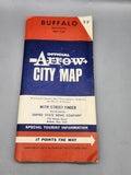 Vintage Official Arrow Buffalo New York City Street Map Travel Brochure USA
