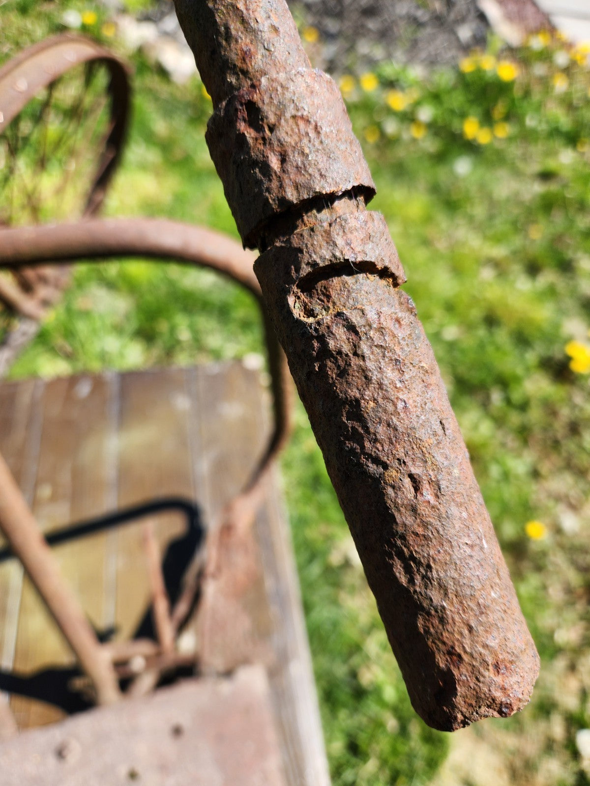 Antique SIMPLEX Early Motorcycle /  Bicycle Frame Springer Fork  Project 1930S