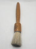 Wood Handle Horsehair Scrub Brush Brown Long Cleaning Tool Dusting Household